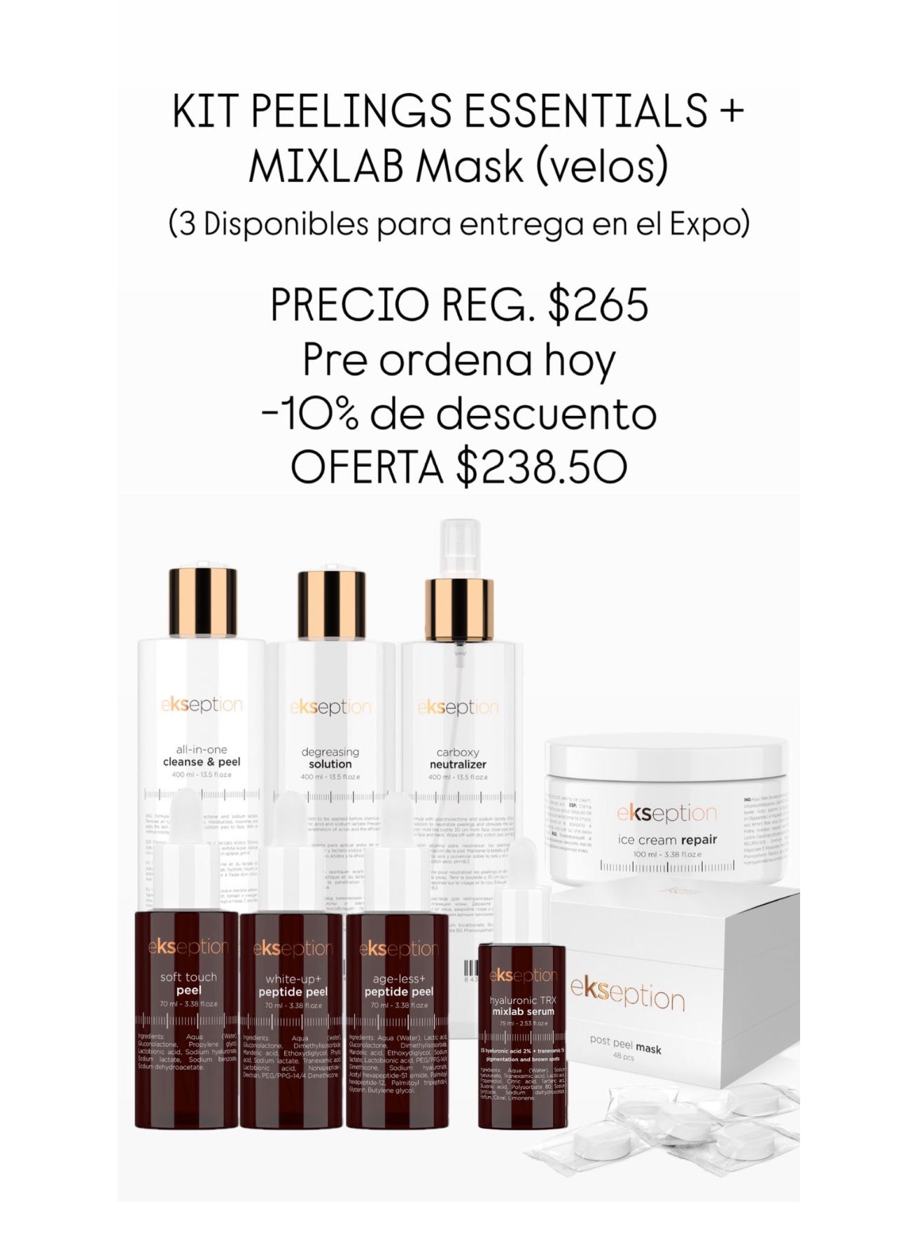 Kit peeling essencials
