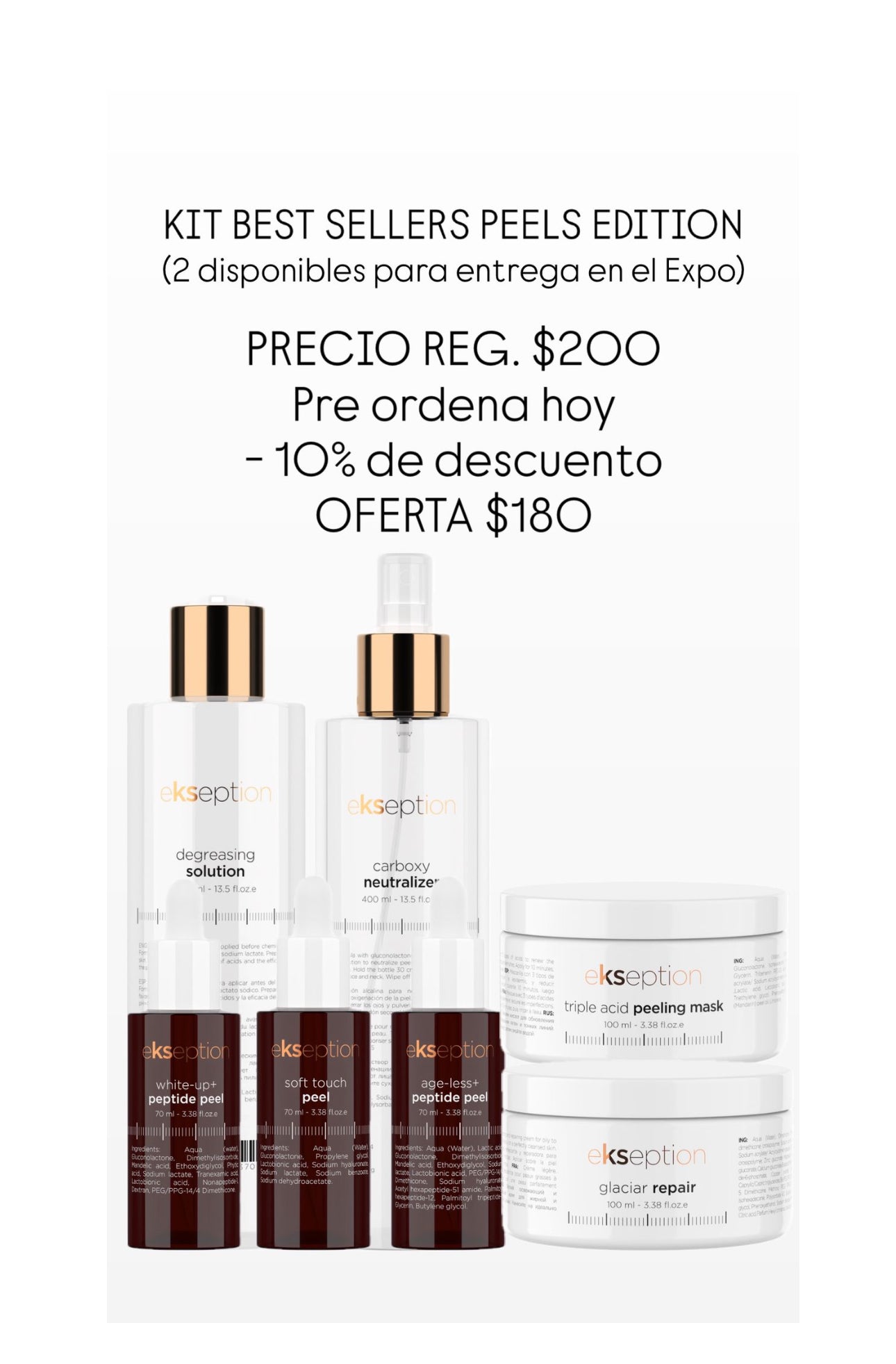 Kit best sellers peels